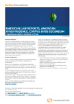 American Law Reports, American Jurisprudence factsheet