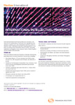 International Intellectual Property factsheet