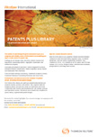 Patent Plus Library factsheet