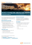 Society of Maritime Arbitrators Awards factsheet